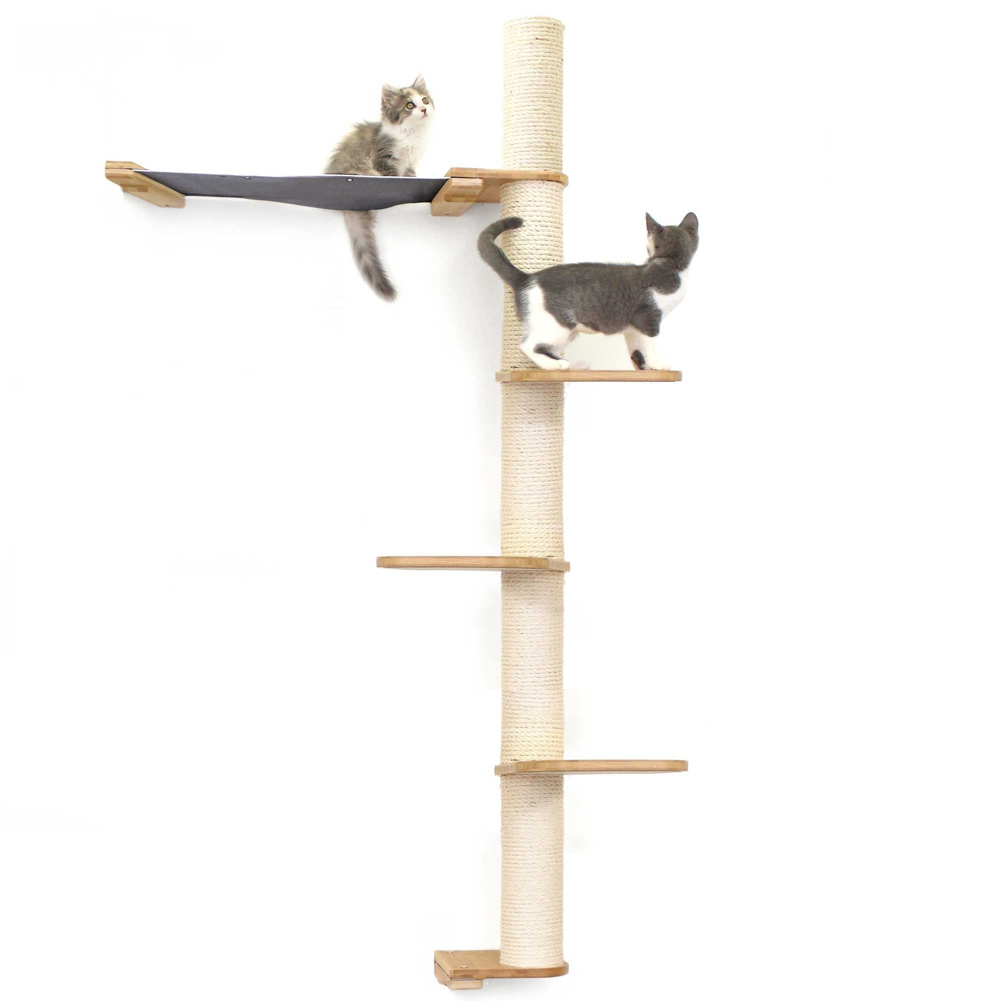 The Crow's Nest: High, Tall Cat Tree/Hammock - by Catastrophic Creations