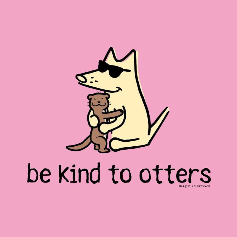 Be Kind To Otters - Ladies T-Shirt V-Neck