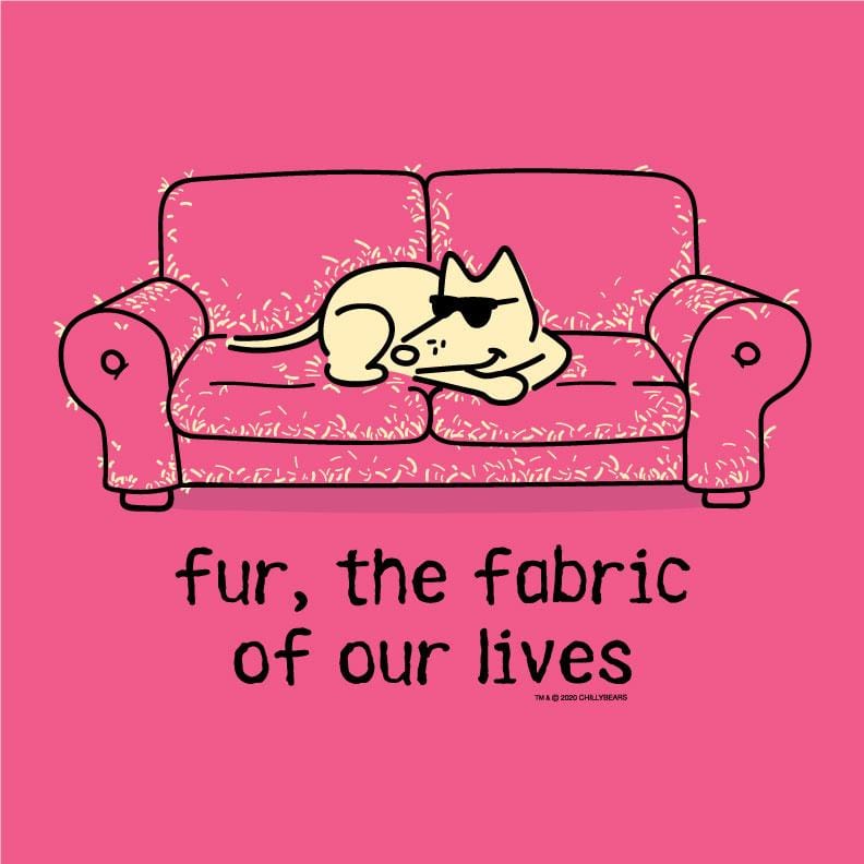 Fur, The Fabric Of Our Lives - Ladies T-Shirt V-Neck