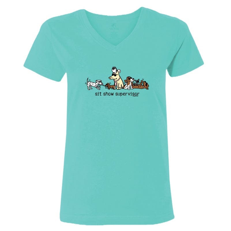 Sit Show Supervisor - Ladies T-Shirt V-Neck