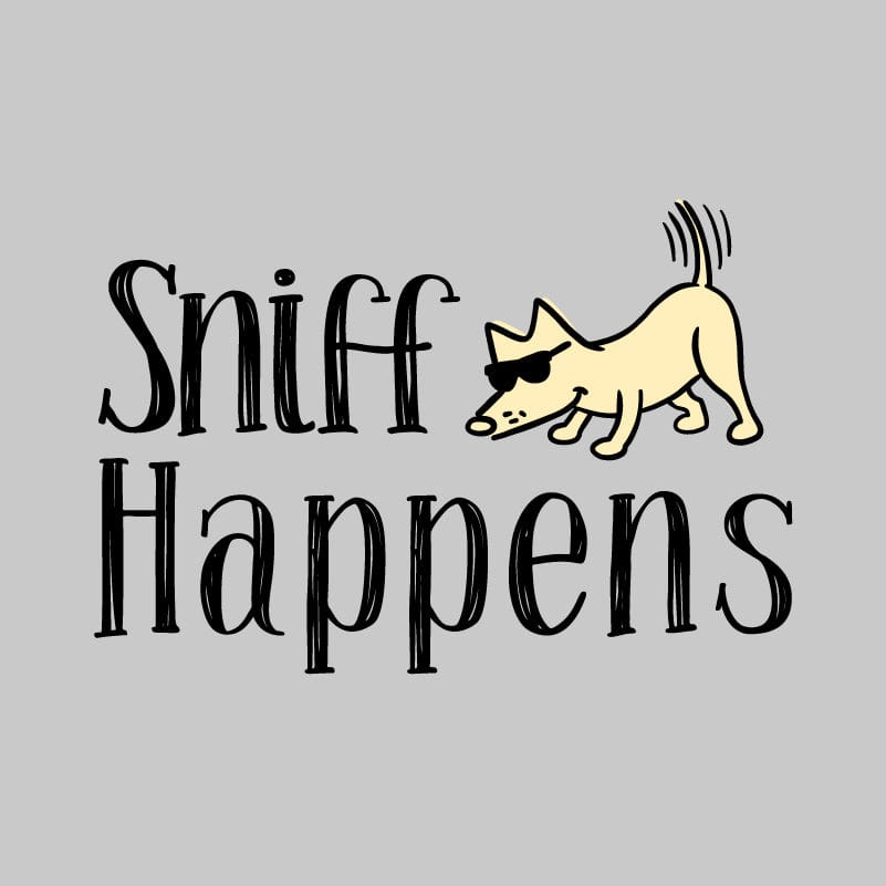 Sniff Happens - Ladies T-Shirt V-Neck