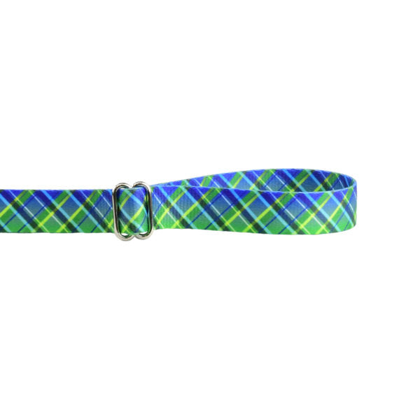 Electric Glow Green Plaid Dog Leash – EarthStyle