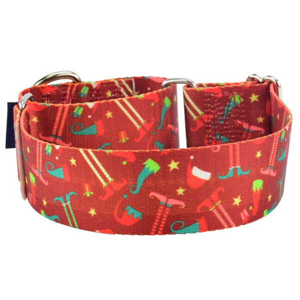 Elf Shoes Christmas Martingale Dog Collar – EarthStyle