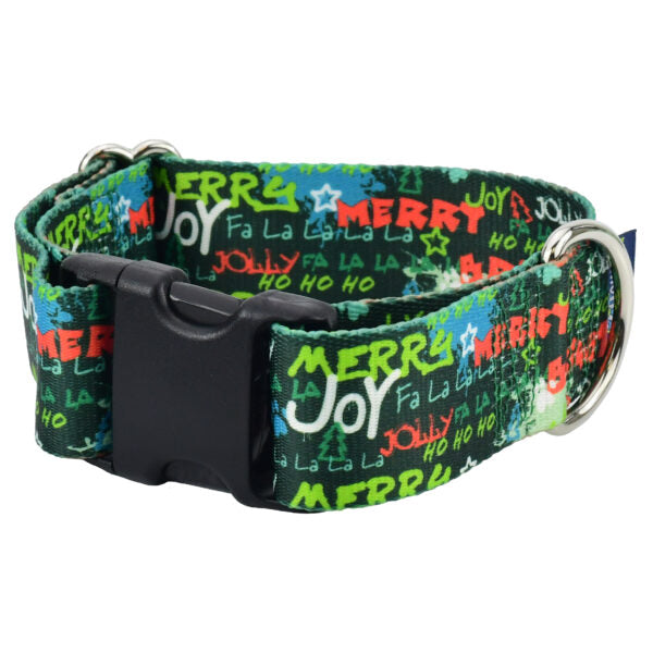 Holiday Graffiti Dog Collar – EarthStyle