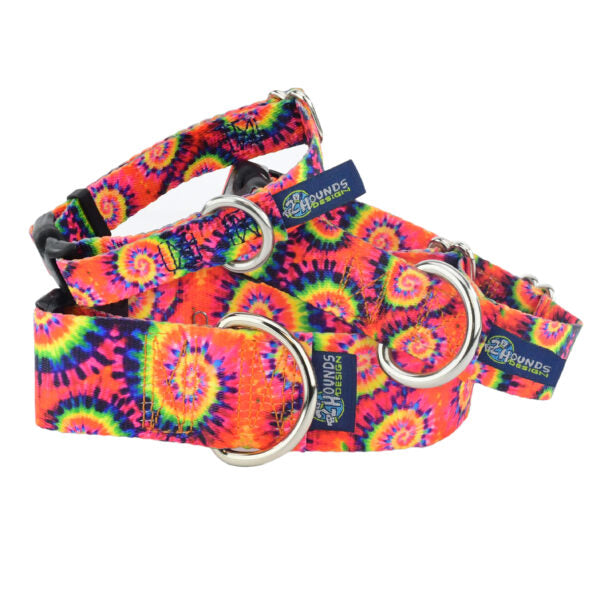 Classic Tie-Dye Buckle Martingale Dog Collar – EarthStyle