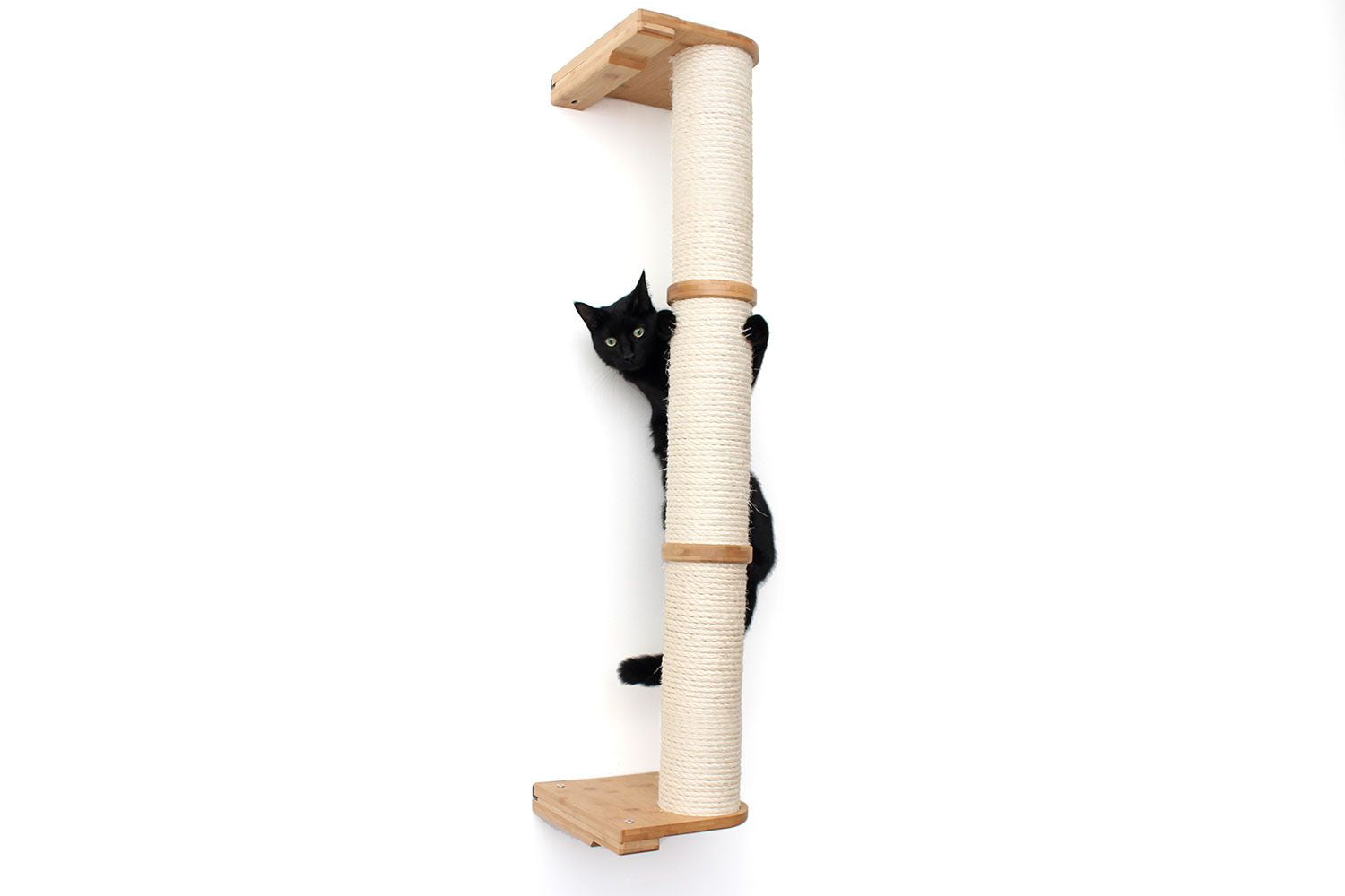 Cat Scratching Pole (Wall-Mounted) - by Catastrophic Creations