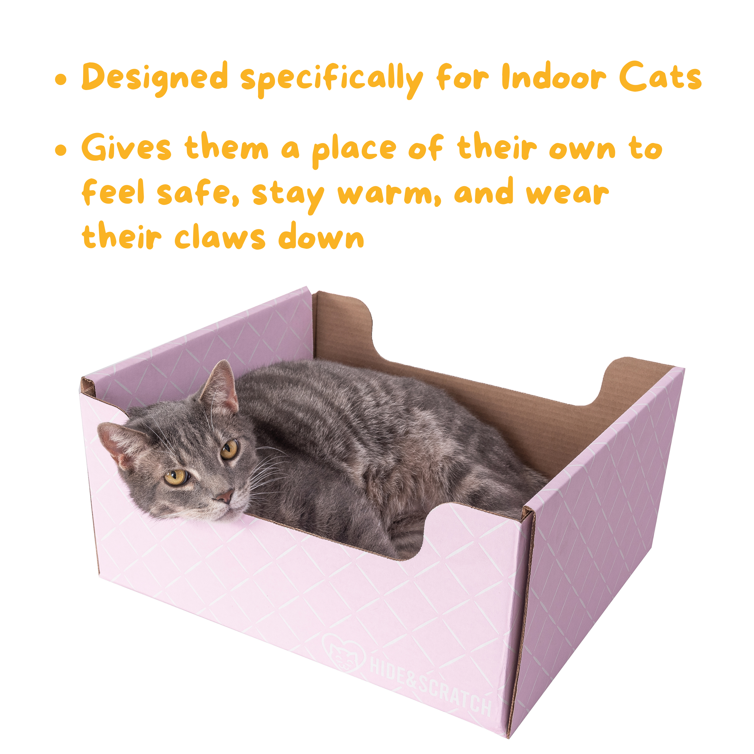 Hide & Scratch Extra-Large Cat Scratcher Box