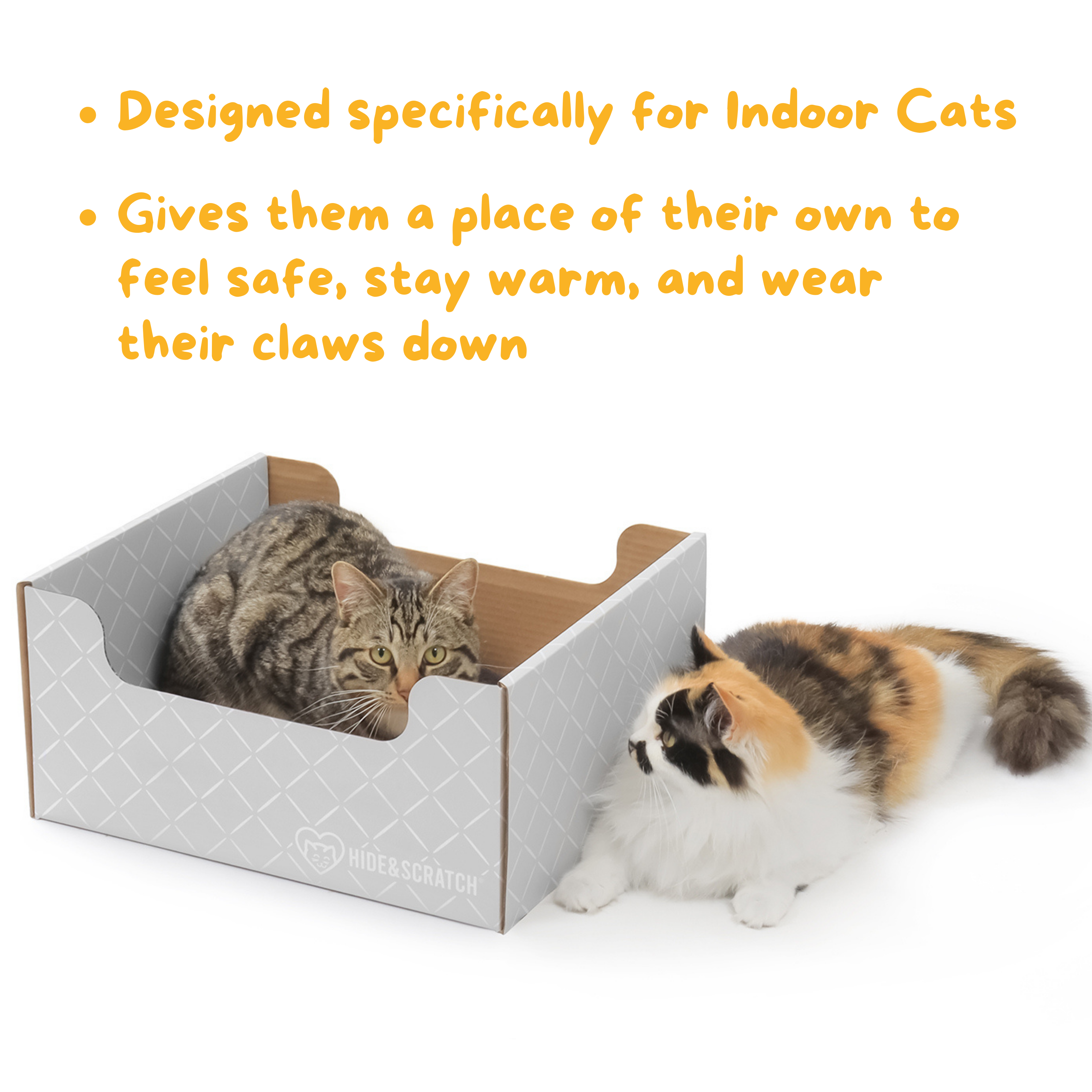 Hide & Scratch Extra-Large Cat Scratcher Box