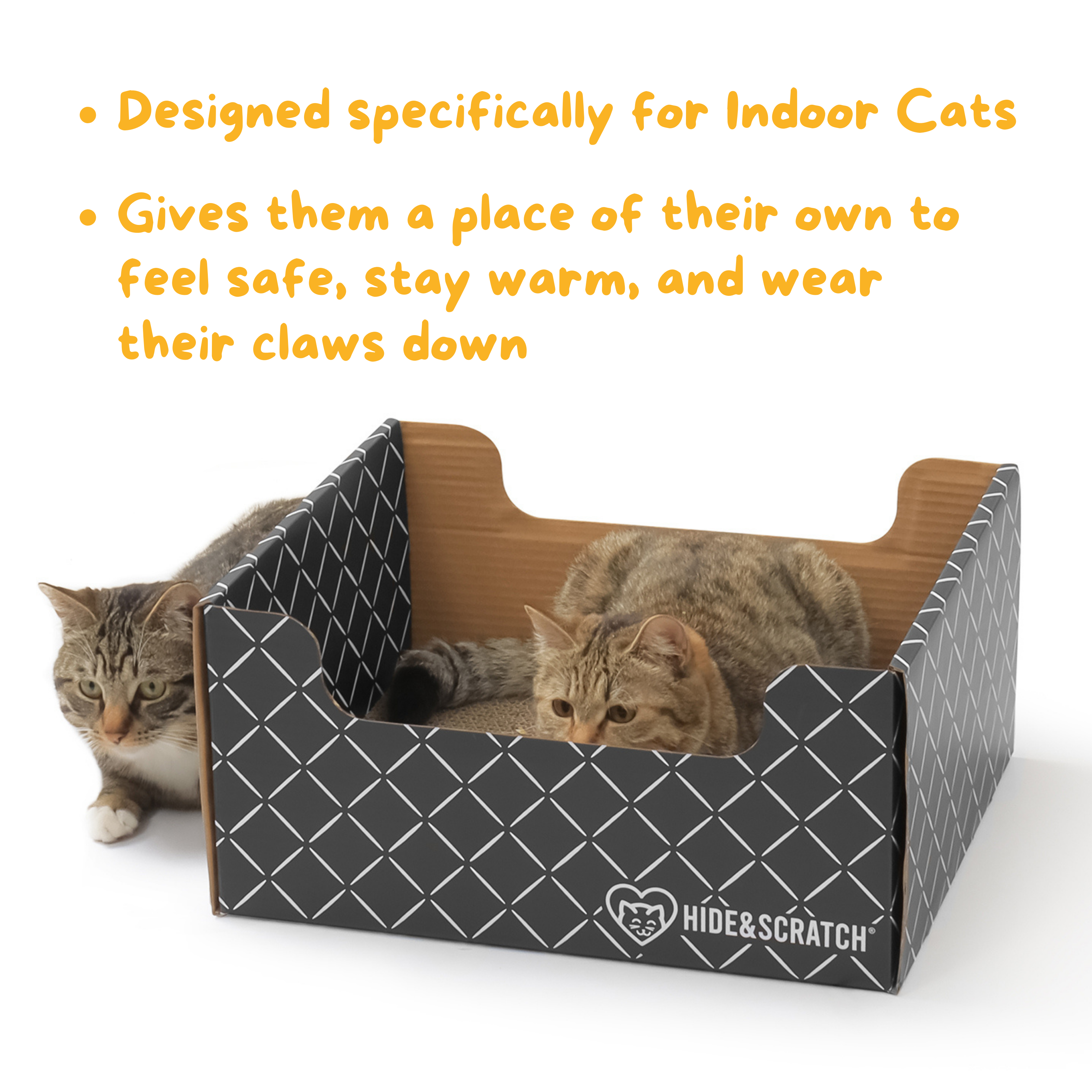 Hide & Scratch Extra-Large Cat Scratcher Box