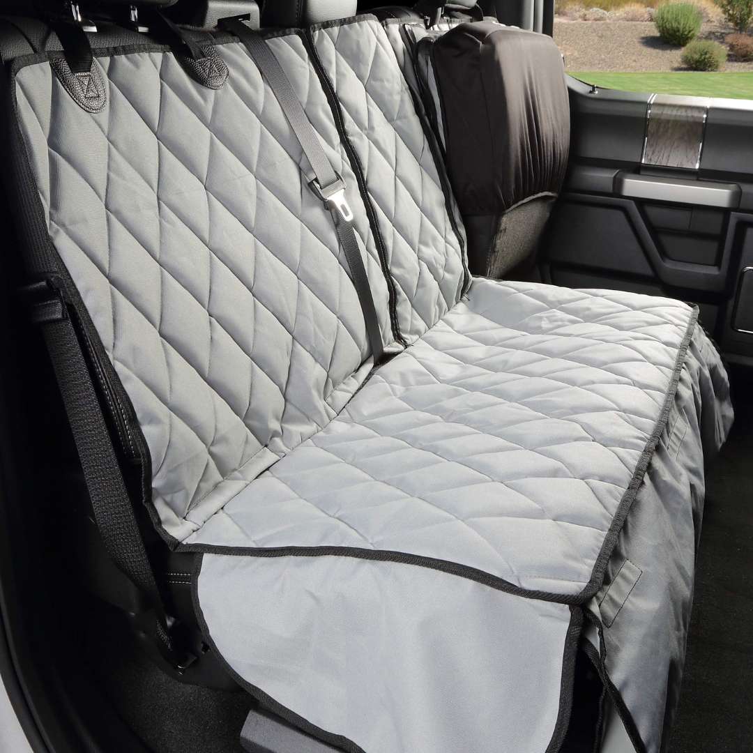 Crew Cab Truck Seat Cover with Hammock for Fold Up Seats