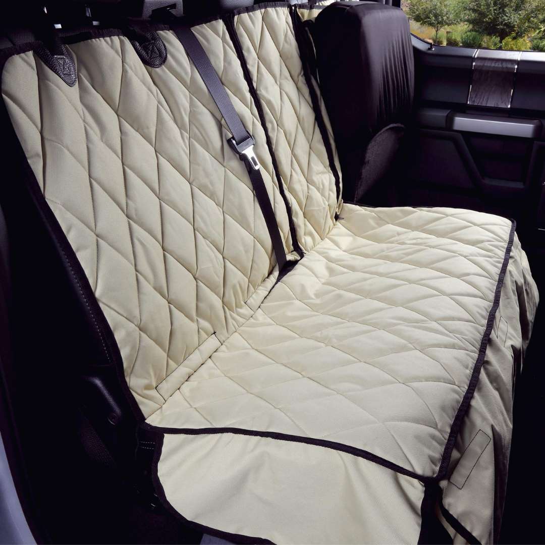 Crew Cab Truck Seat Cover with Hammock for Fold Up Seats