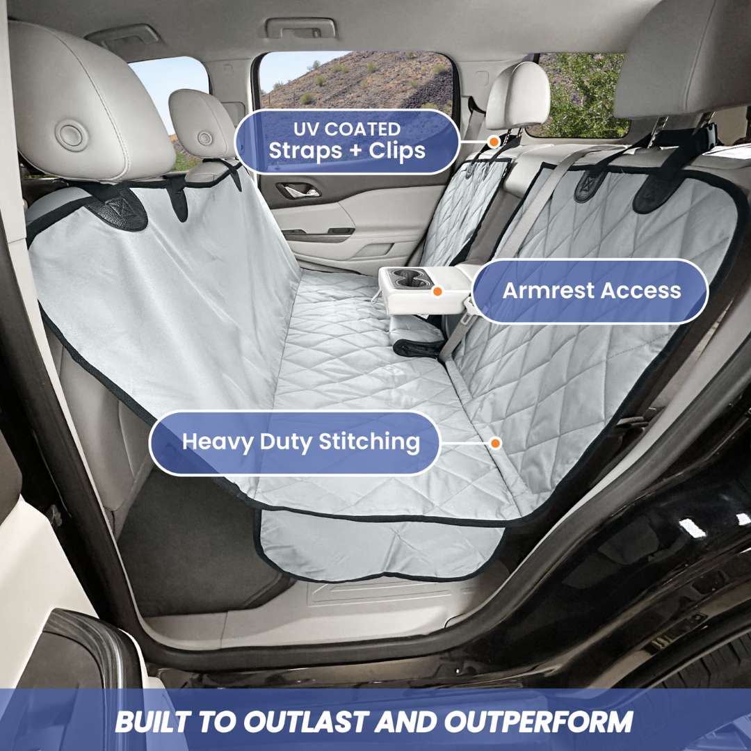 Rear Seat Cover for Fold Down Seats with Hammock