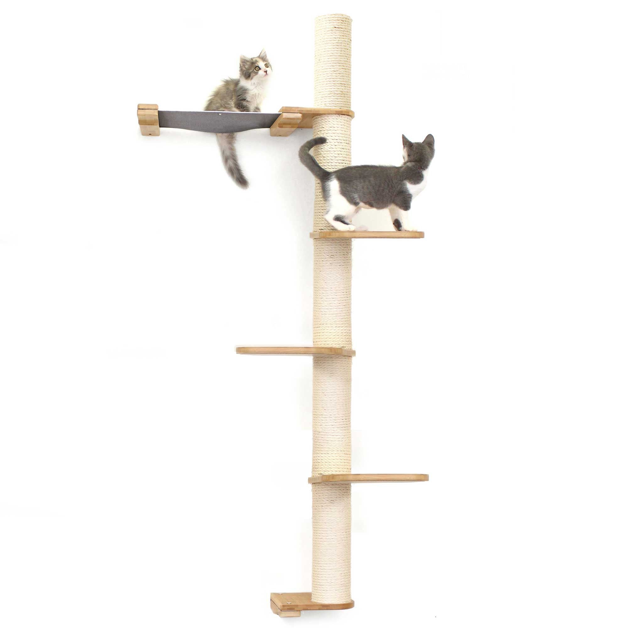 The Crow's Nest: High, Tall Cat Tree/Hammock - by Catastrophic Creations