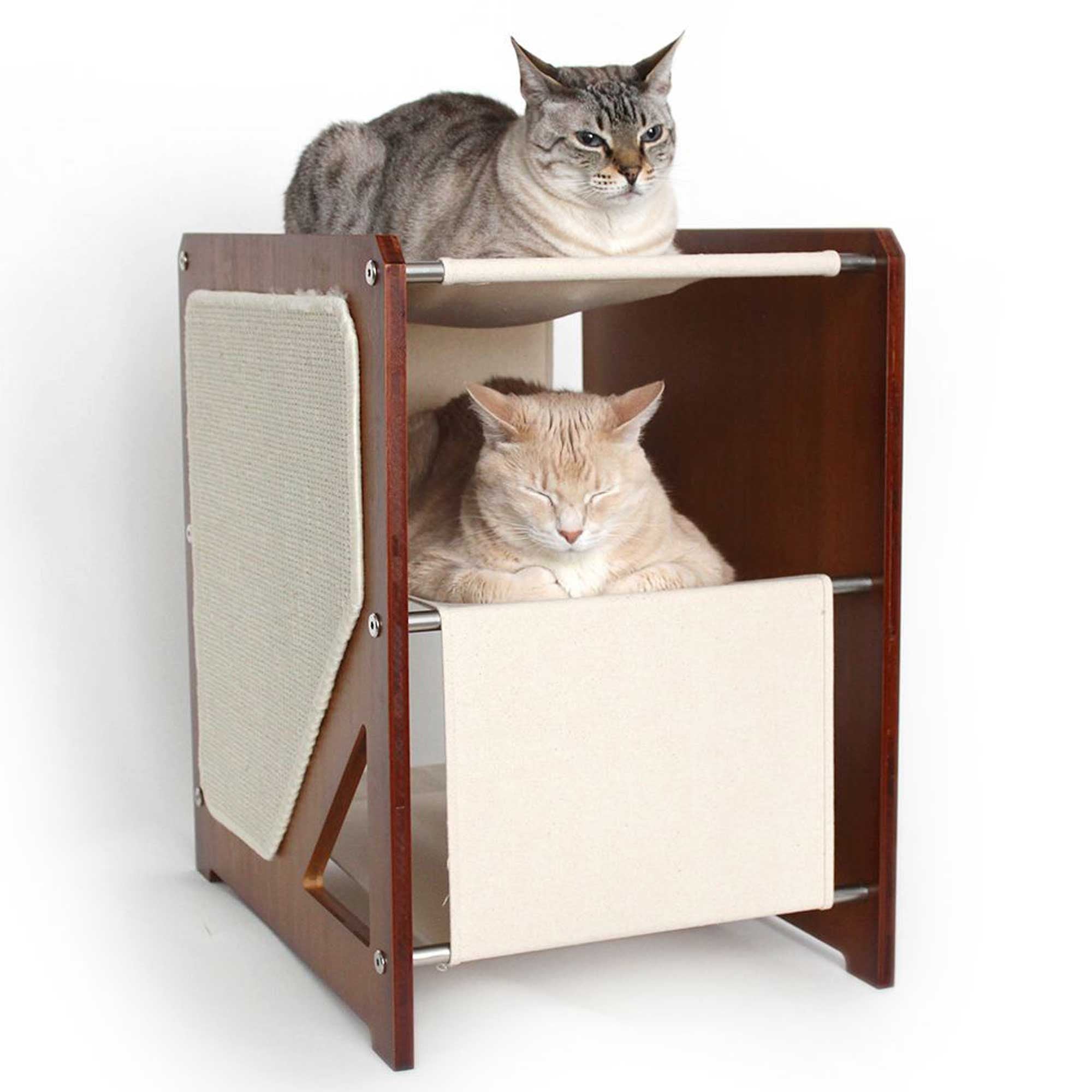 The Grotto - A Cat Tree for Small Spaces - by Catastrophic Creations