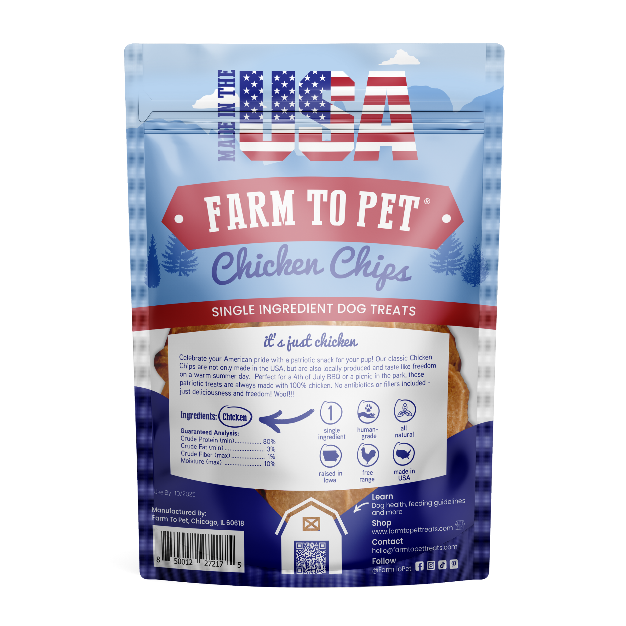 Americana Chicken Chips for Dogs