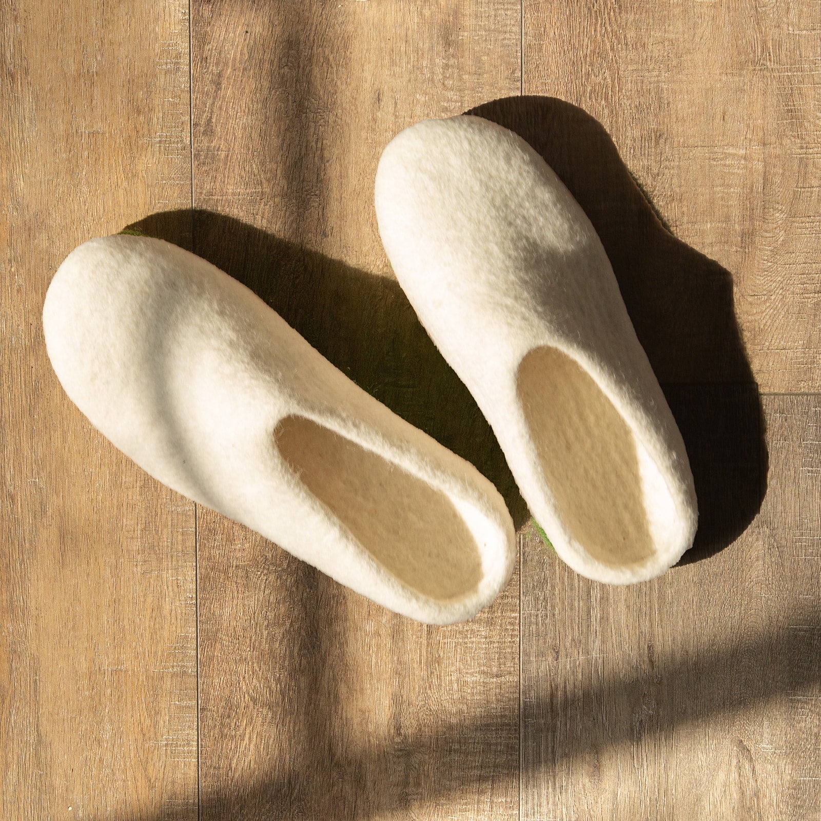 Snow White | Luxury Organic Merino Wool Slippers