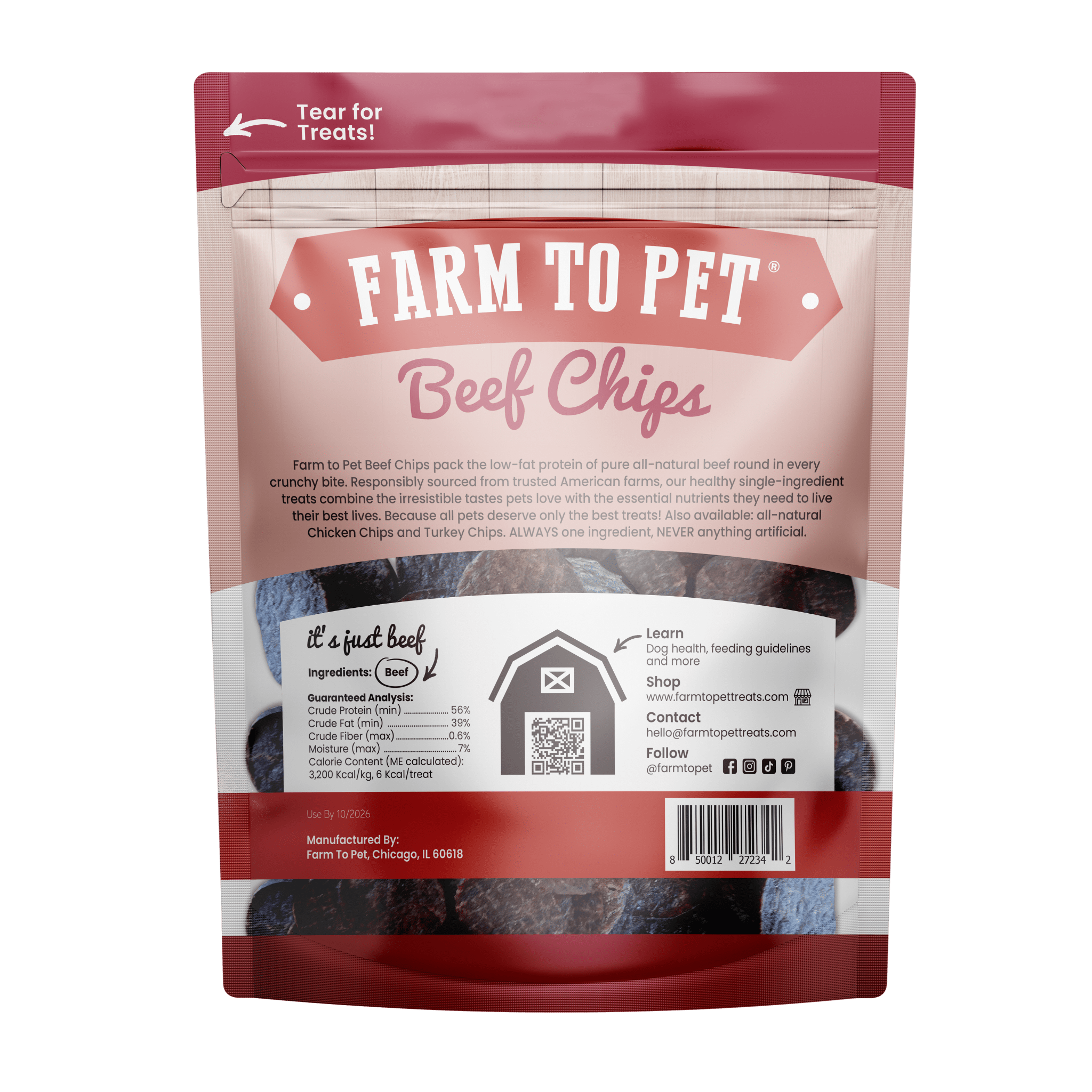 Beef Chips for Dogs