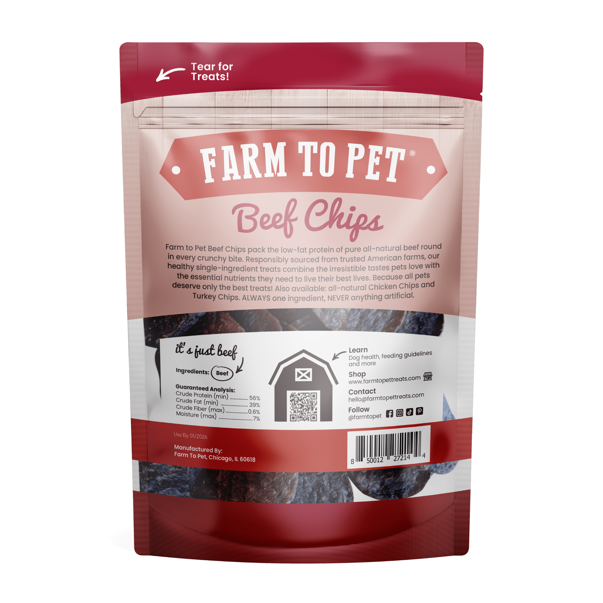 Beef Chips for Dogs