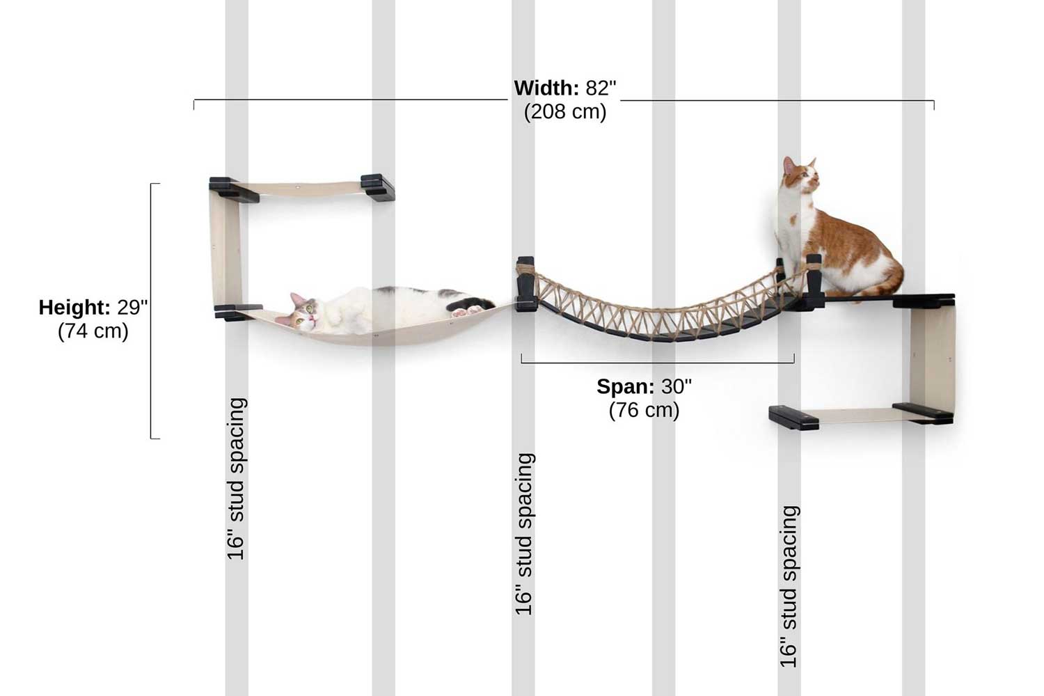 The Canyon: Cat Tree/Condo for Multiple Cats - by Catastrophic Creations