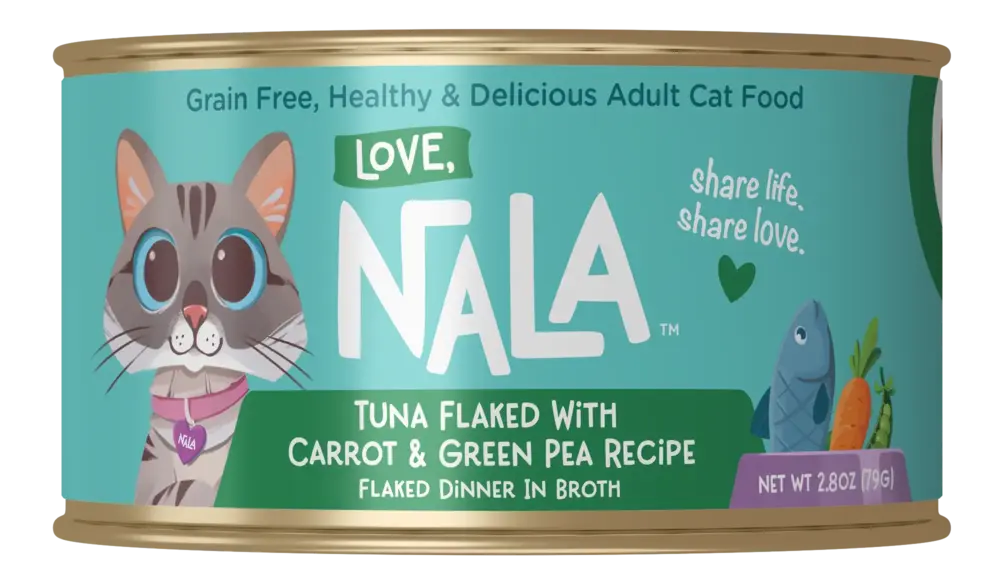 Tuna Flaked With Carrot & Green Pea Recipe Dinner In Broth Adult Cat Food, 2.8-oz, Case of 12