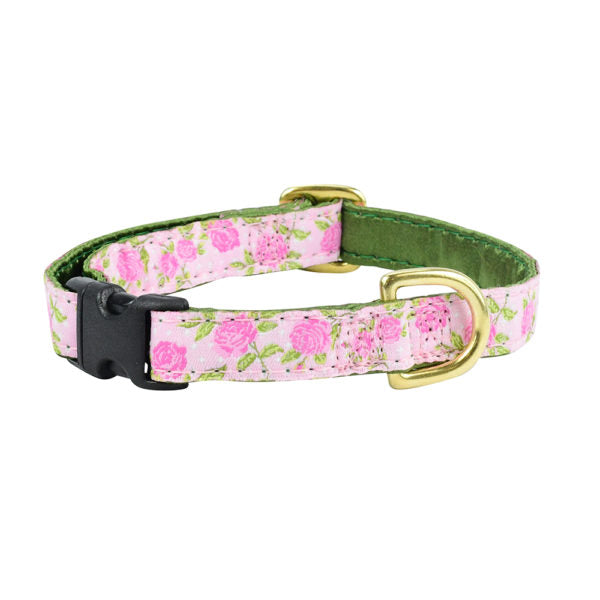 5/8″ Rosy Dots Pink Dog Collar