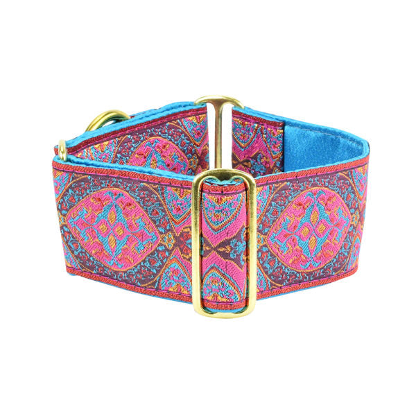 Aristocracy Pink 2″ Wide Martingale Collar