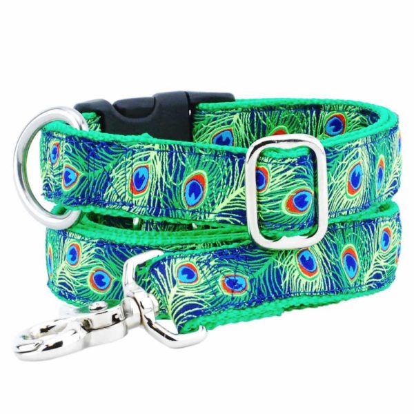 1″ Paradise Found Navy Essential Martingale Dog Collar