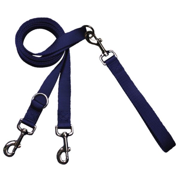 Euro Dog Leash Double Connection (Multiple Color Options)