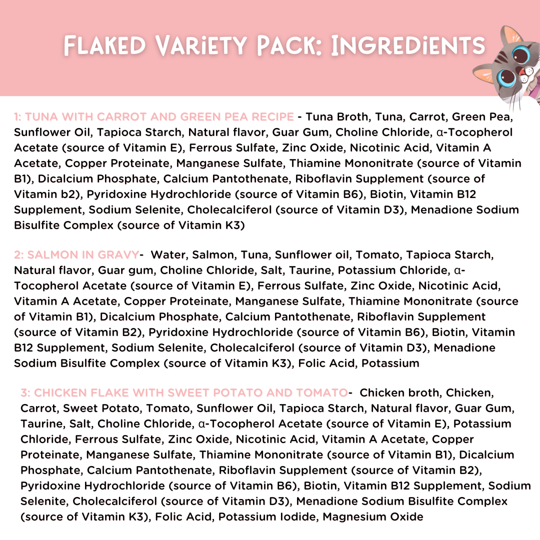 Flaked Variety Pack, 2.8-oz, Case of 12