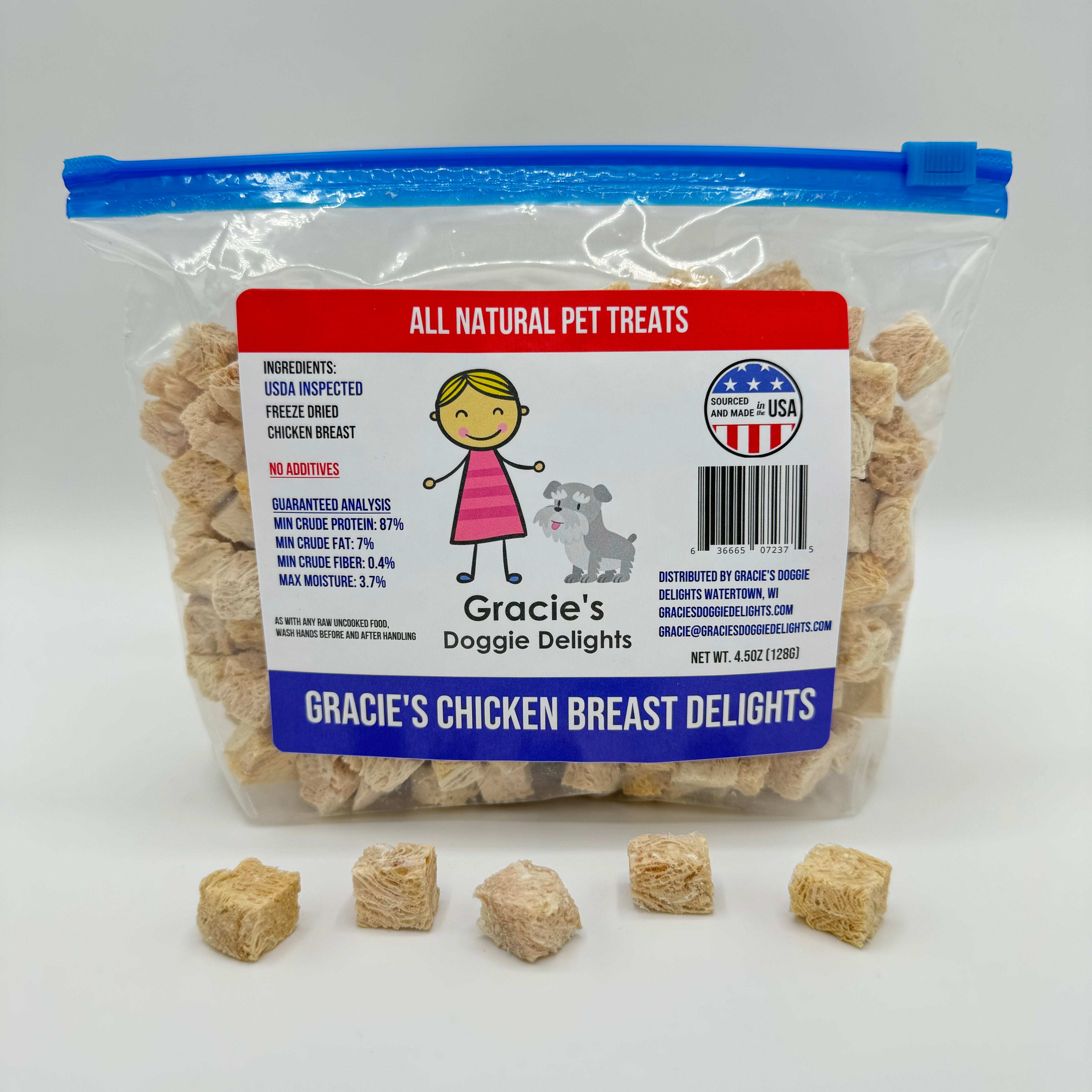 Gracie s Chicken Breast Delights Freeze Dried Dog Treats