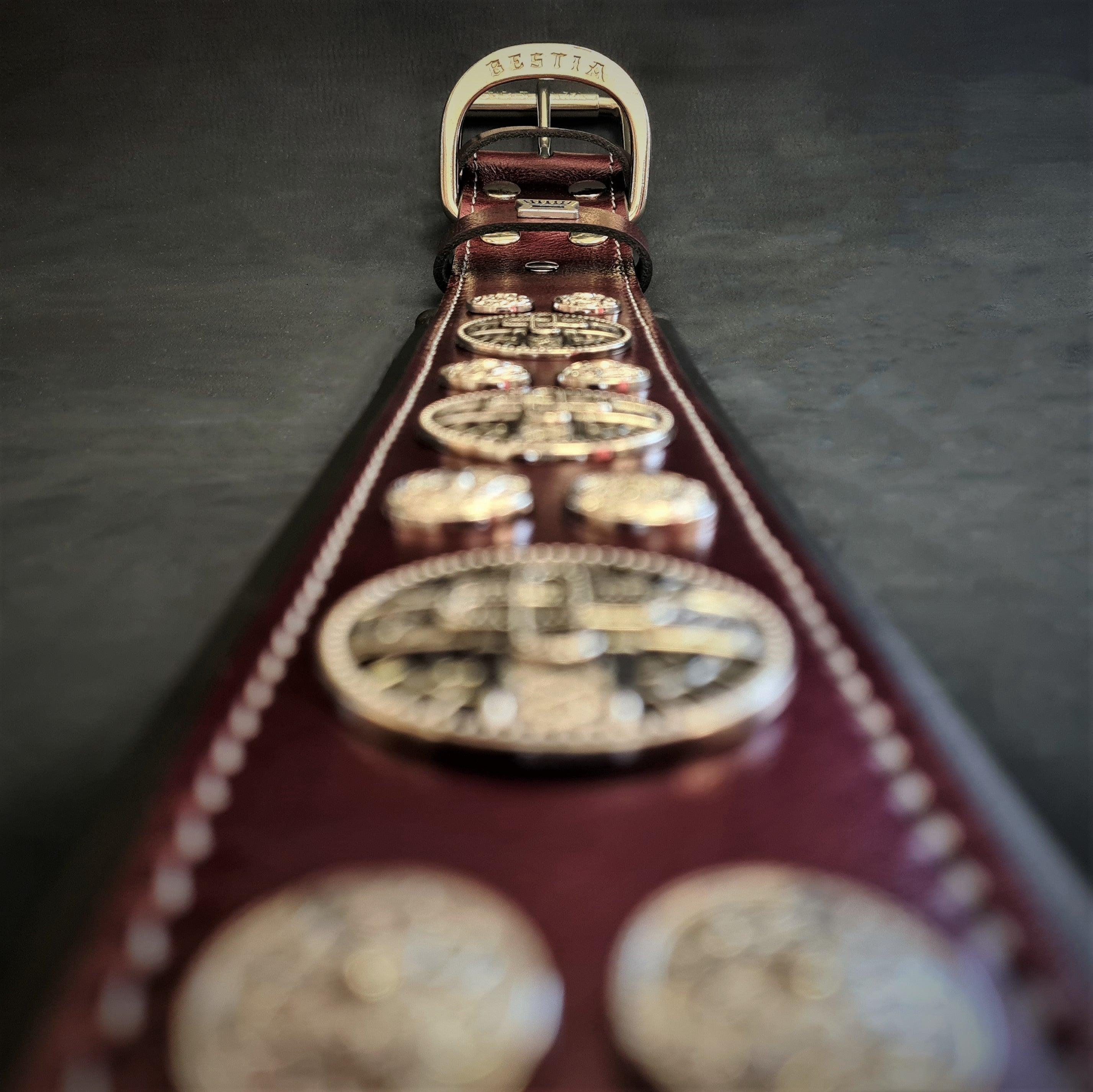 The "Hektor" Burgundy Collar LIMITED