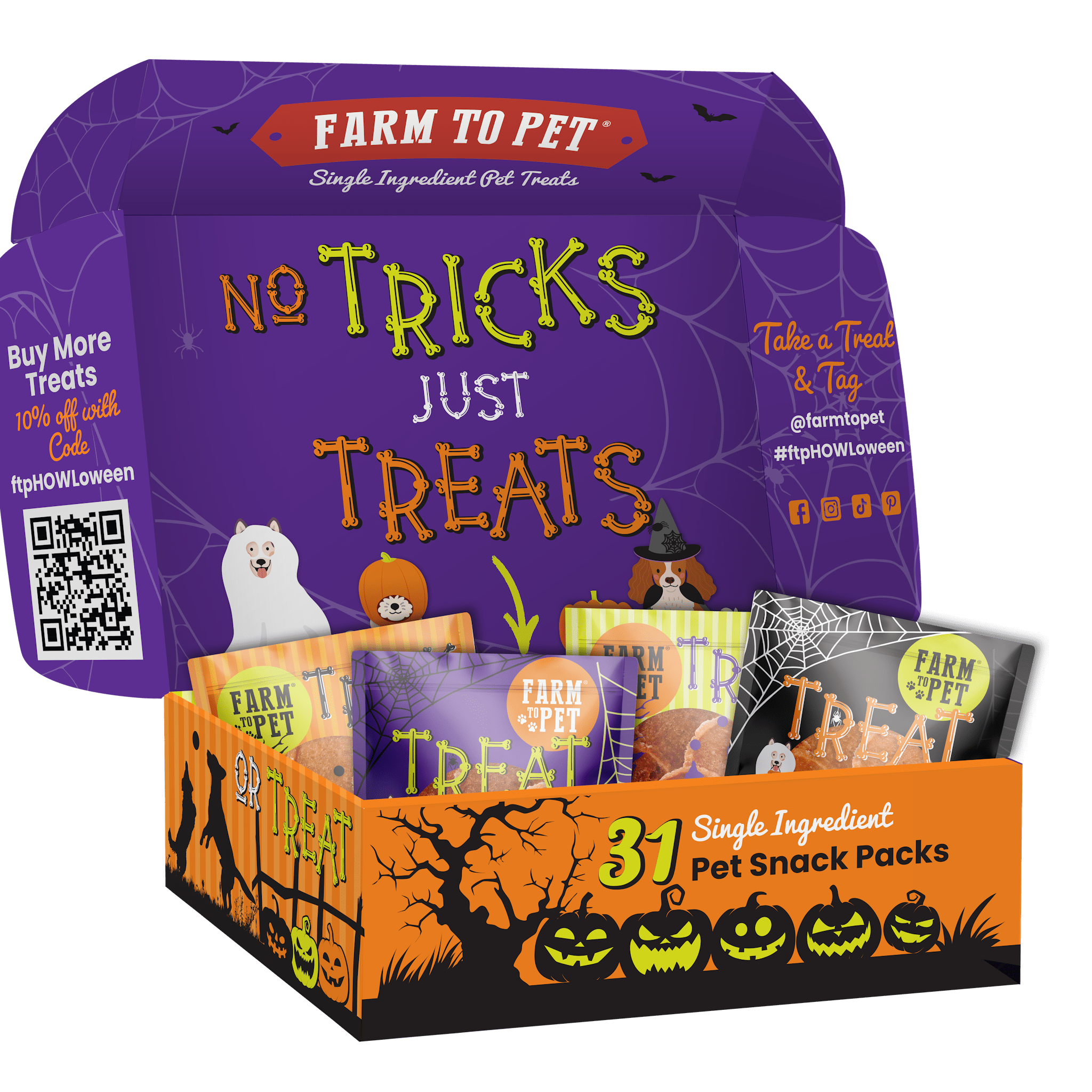 Howl-O-Ween Dog Treat Box