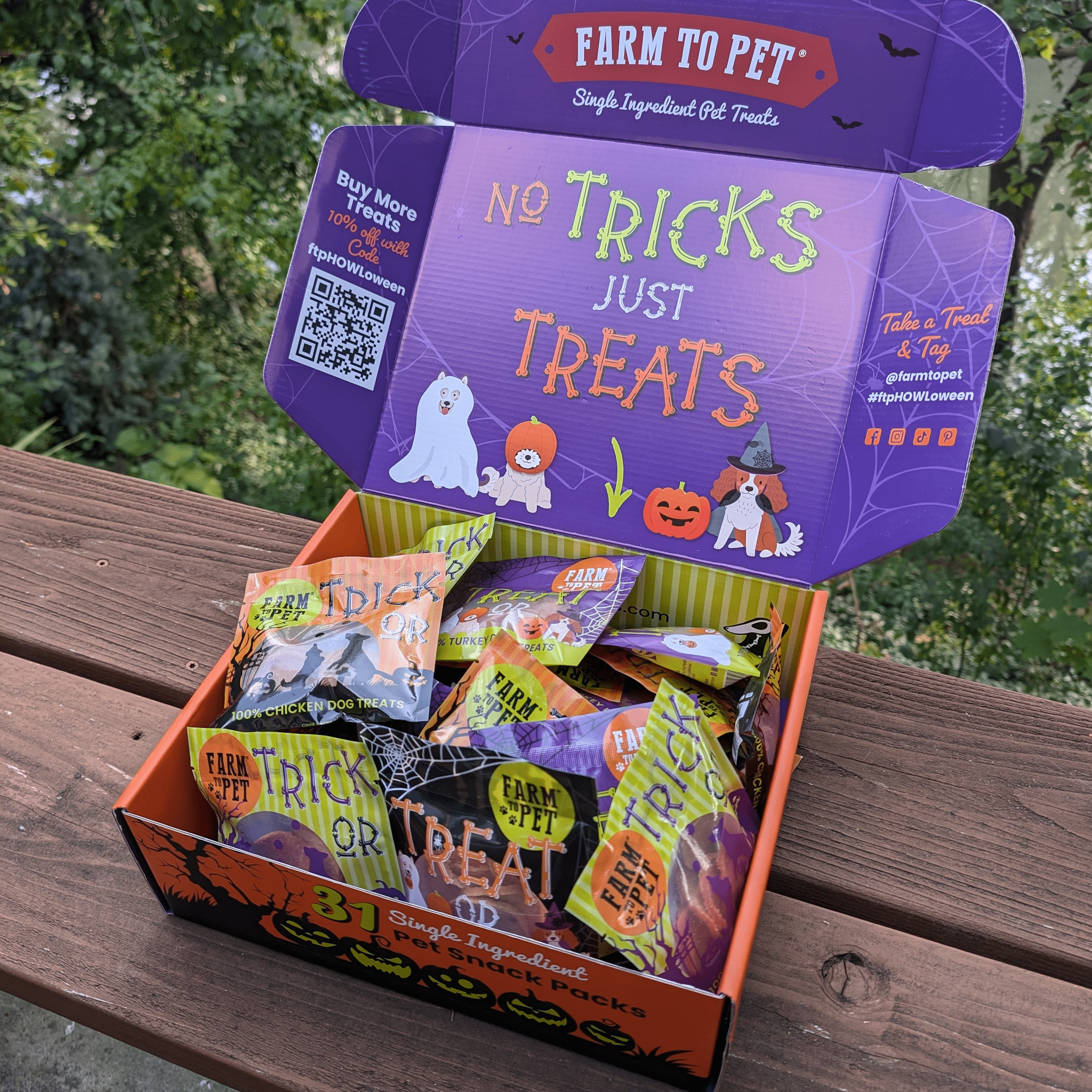 Howl-O-Ween Dog Treat Box