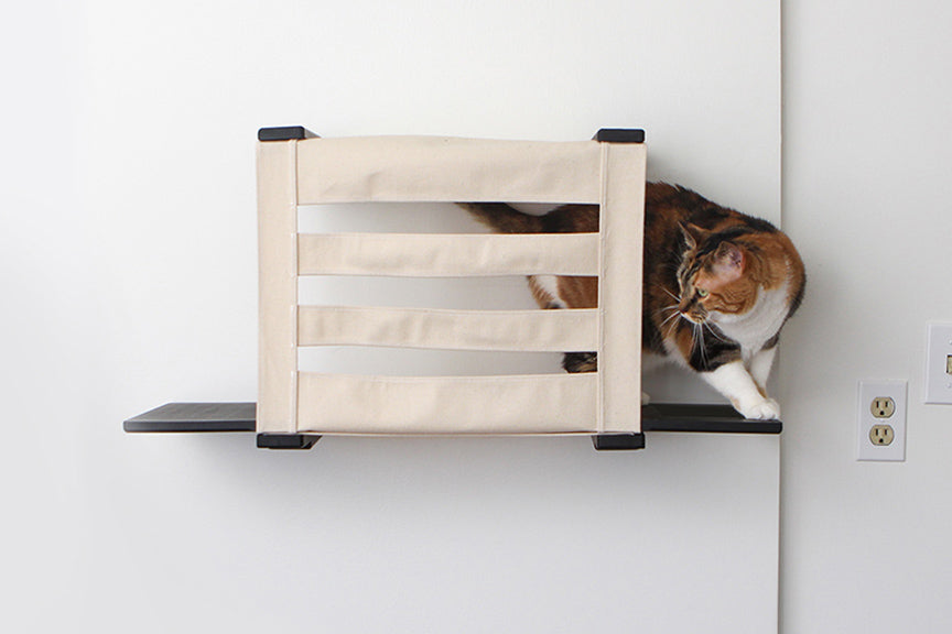 Cat Cubby with Perches - Covered Cat Bed - by Catastrophic Creations