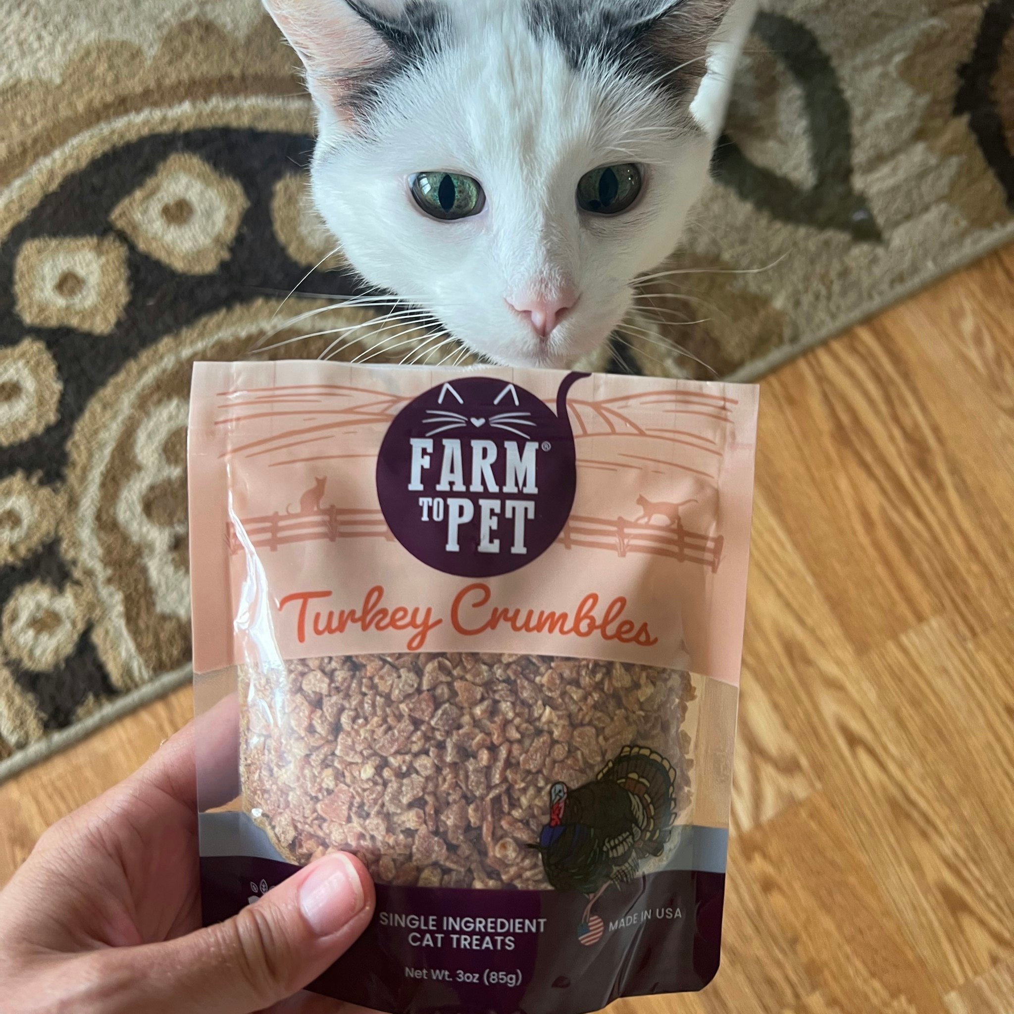 Turkey Crumbles for Cats