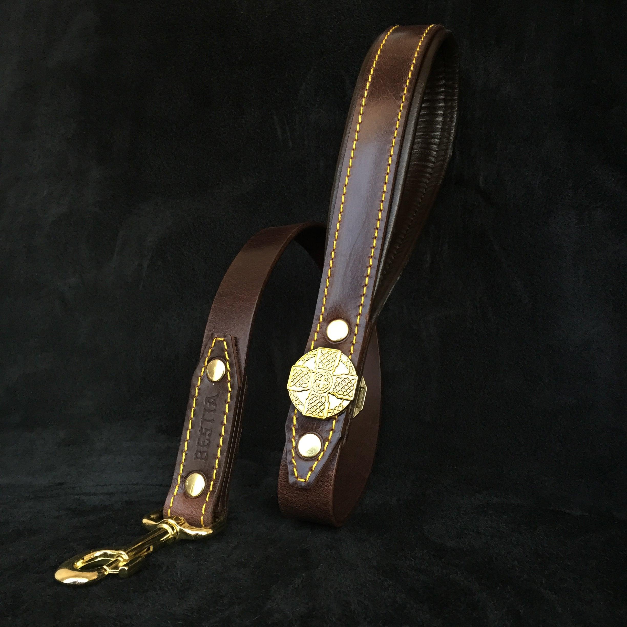 The "Maximus" Brown leash