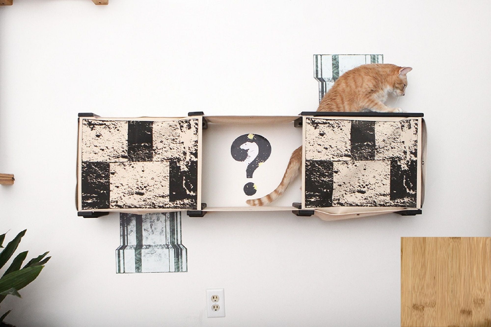 Super Mario Cat Condo (Wall Mounted Tunnel Cat Bed) - by Catastrophic Creations