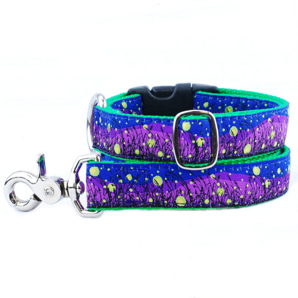 1″ Lightning Bugs Essential Martingale Dog Collar