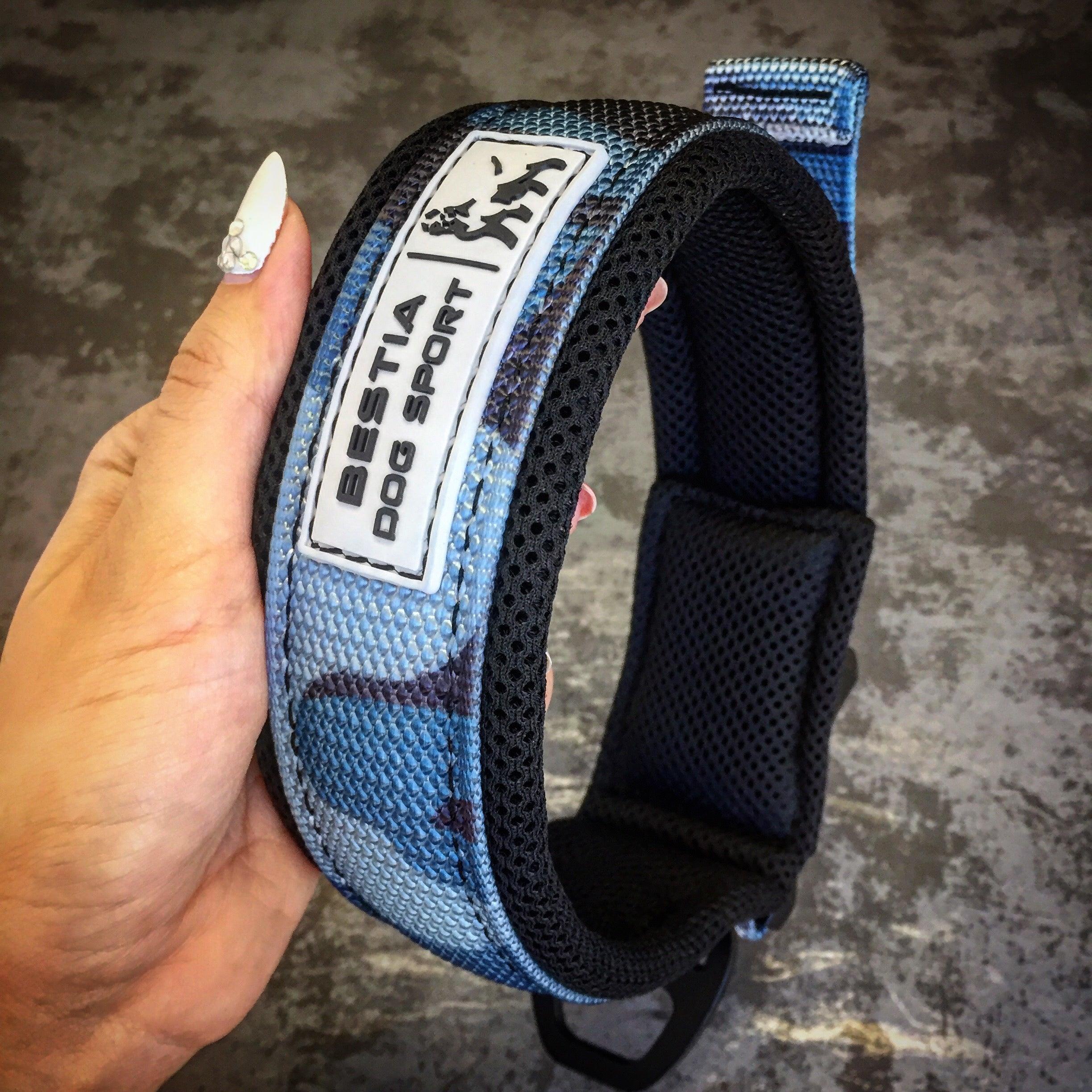 BESTIA DOG SPORT FAST RELEASE COLLAR BLUE