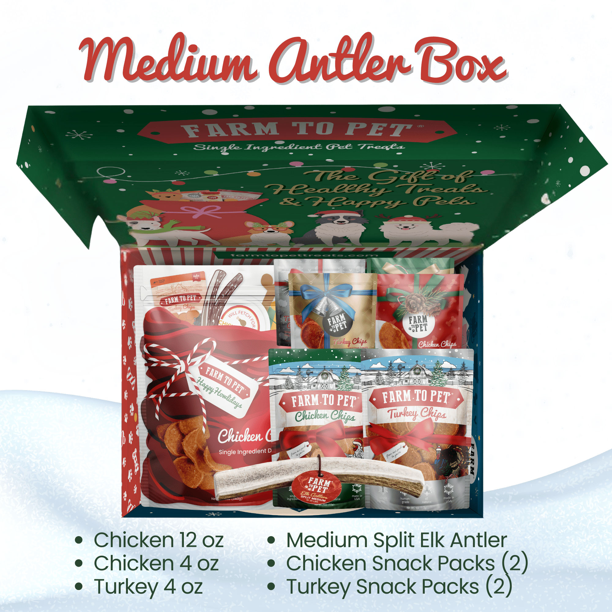 Chipmas Chips 'N Chews Dog Treat Box