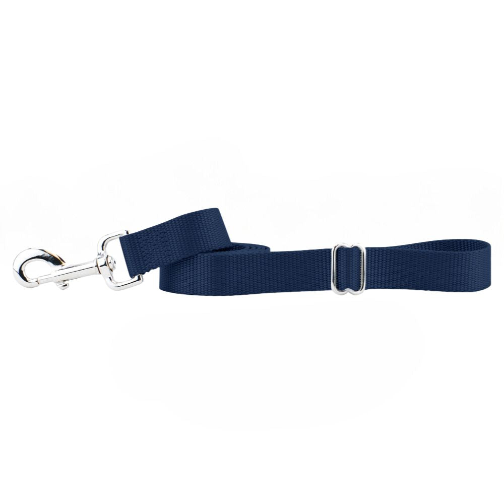 Navy Blue Nylon Dog Leash