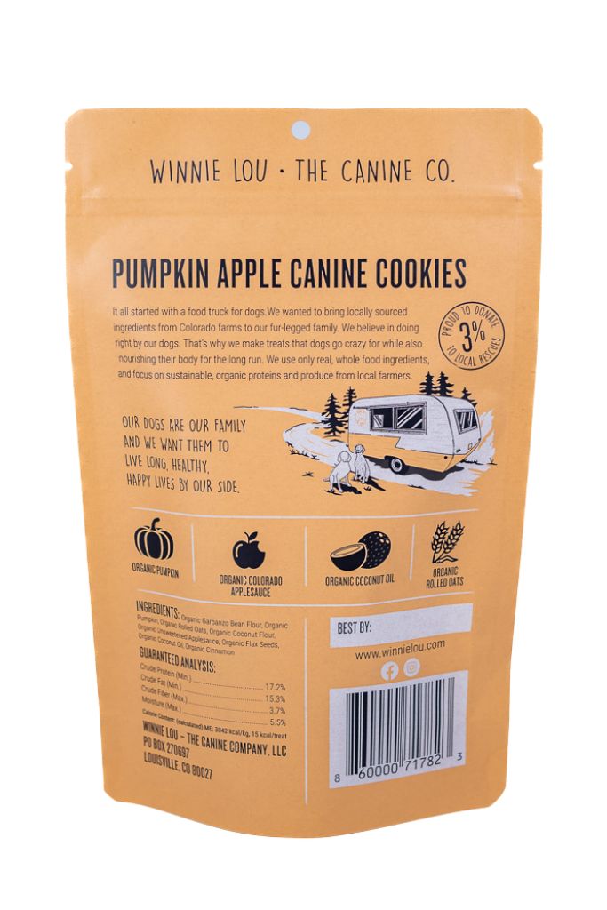 Pumpkin Apple Canine Cookie