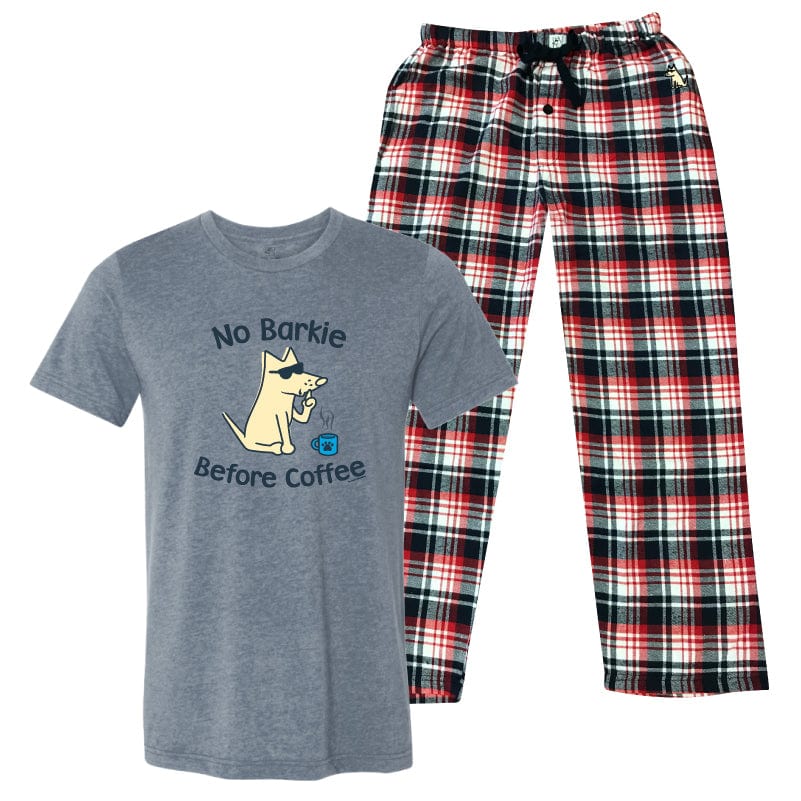 No Barkie Before Coffee - Pajama Set