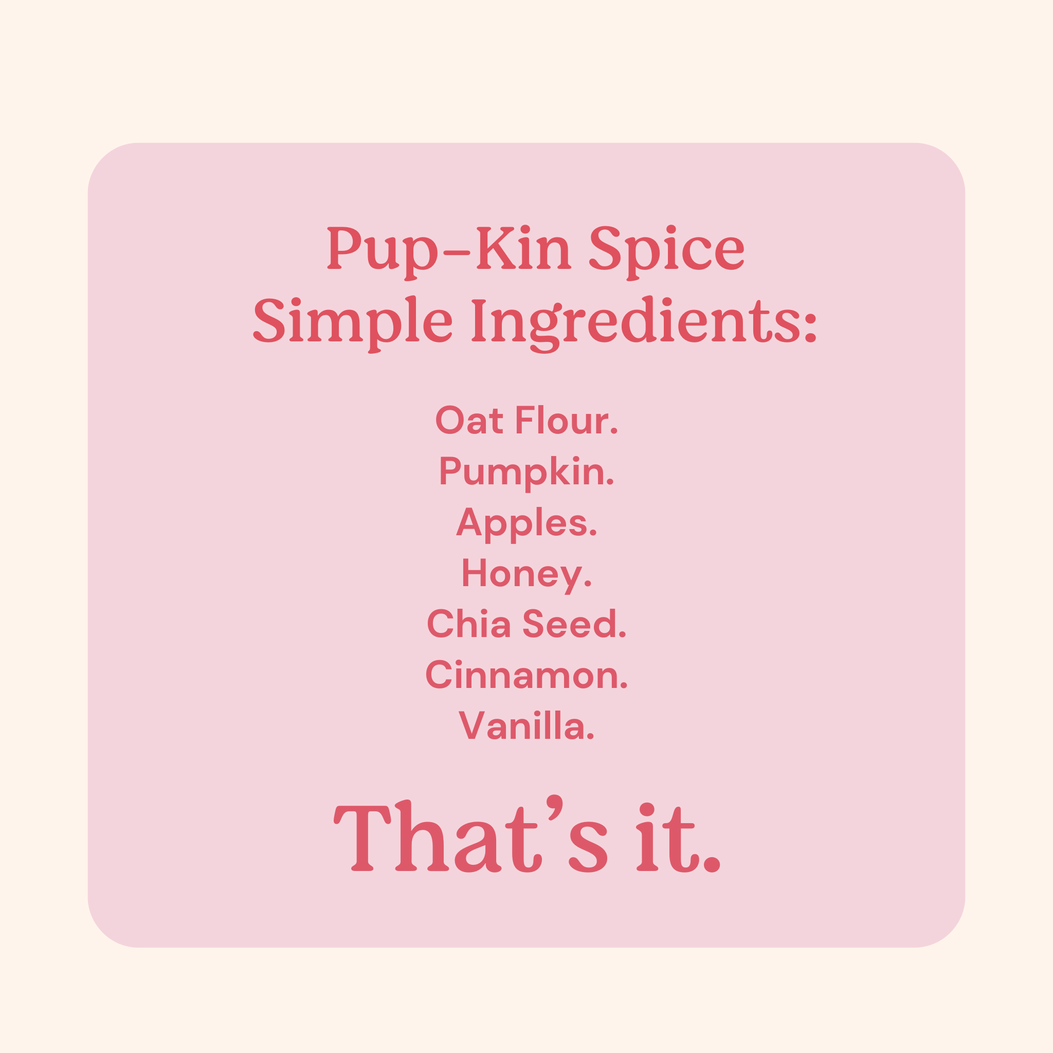 Pup-kin Spice