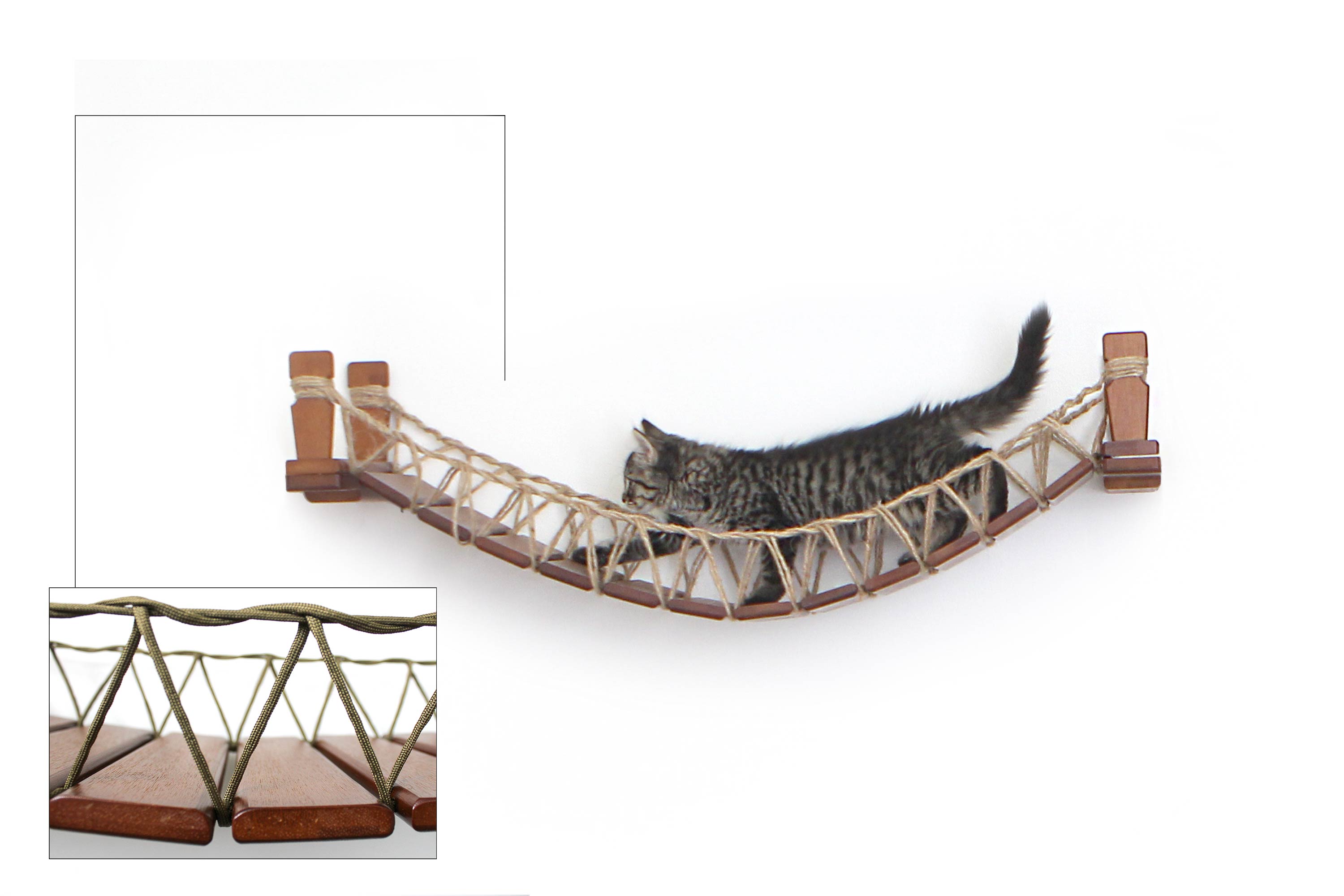 Our Wall-Mounted Cat Bridge - by Catastrophic Creations