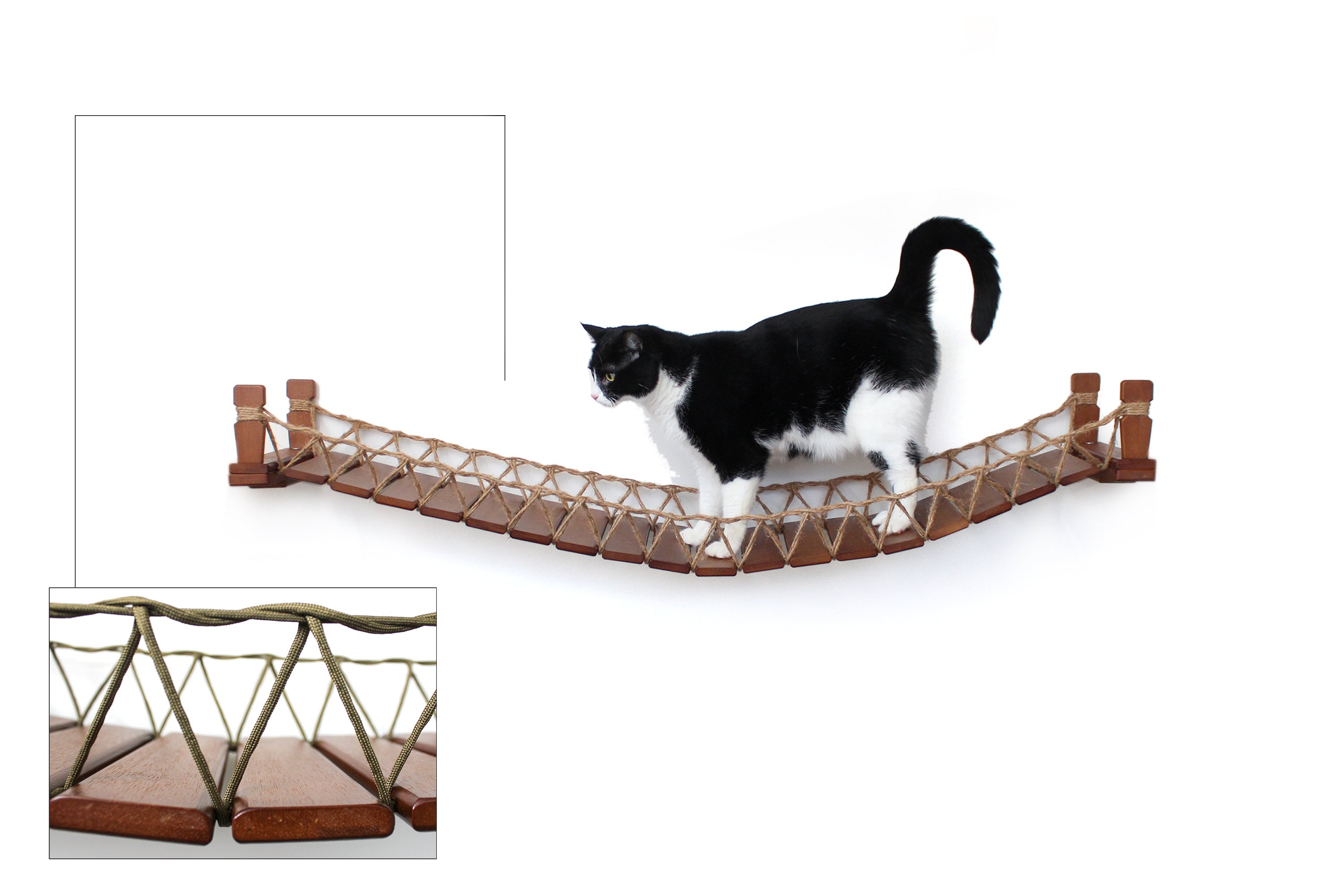 Our Wall-Mounted Cat Bridge - by Catastrophic Creations