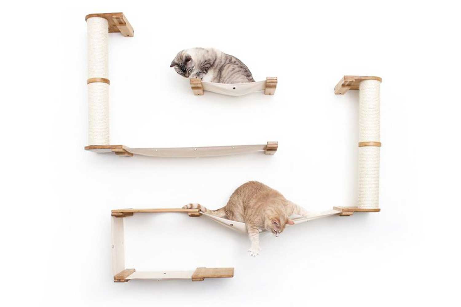 The Roman Cat Condo (Wall Mounted Cat Scratcher) - by Catastrophic Creations