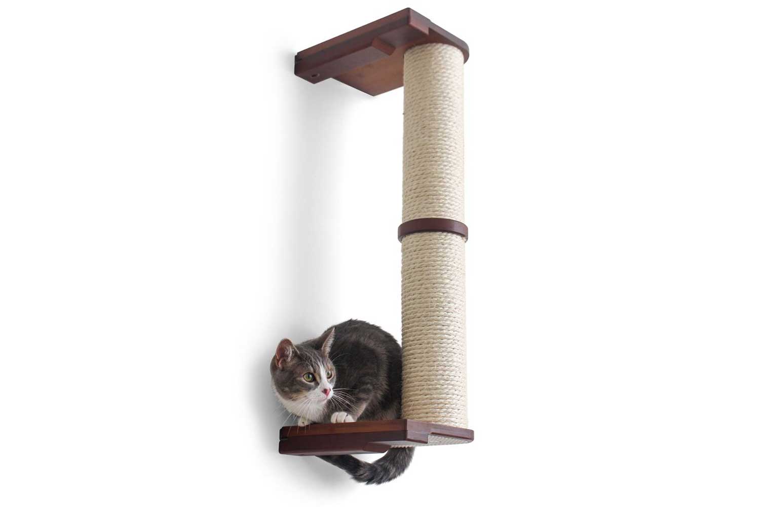 Cat Scratching Pole (Wall-Mounted) - by Catastrophic Creations