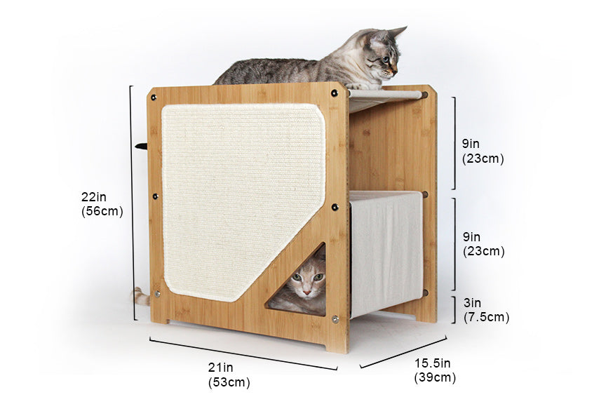 The Grotto - A Cat Tree for Small Spaces - by Catastrophic Creations