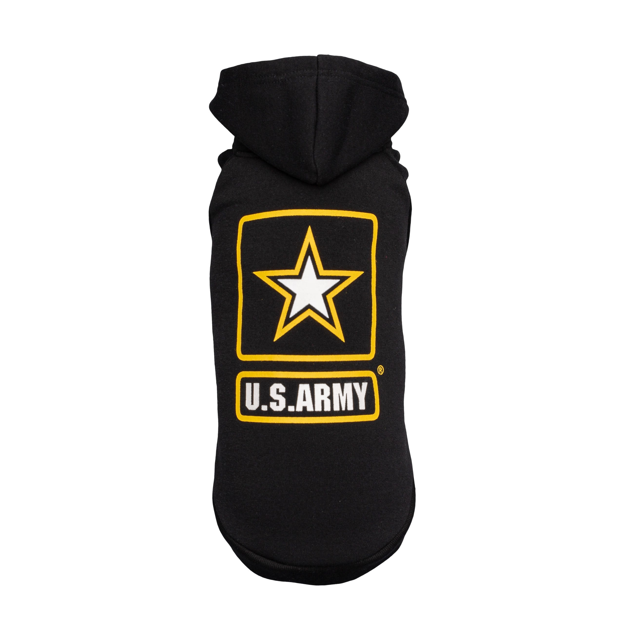 US Army Hooded Dog Fleece - Black